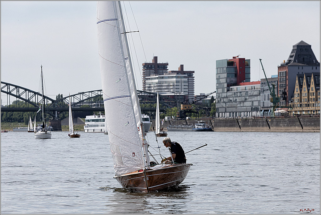 100 Jahre Rheinwoche 2022 - 1. Wettfahrt Porz - Hitdorf, 03.06.2022,